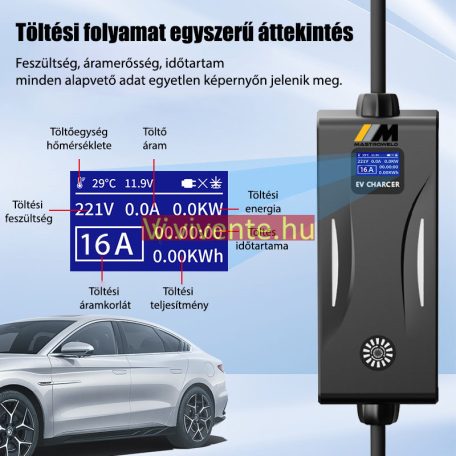 EVoCHARGE 3.5 kW töltő 7 m