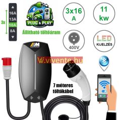 EVoCHARGE 11 kW fali töltő 7m
