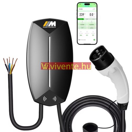 EVoCHARGE 11 kW fali töltő 7m
