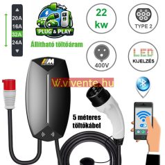 Mastroweld EVoCHARGE 22 kW fali töltő 5m