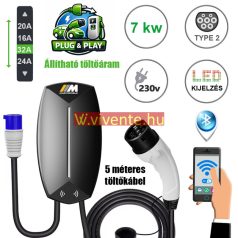 EVoCHARGE 7 kW fali töltő 5m