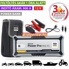 Nomad Power PRO 901 FC lítiumion akkumulátoros indító