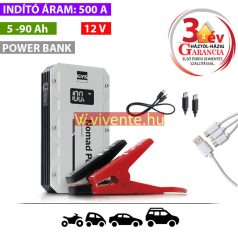 Nomad Power 501 lítiumion akkumulátoros indító
