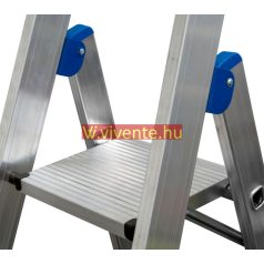   Krause STABILO Professional egy oldalon járható gurítható lépcsőfokos állólétra kitámasztóval, 10 fokos