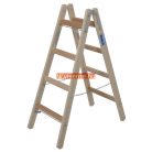 Krause STABILO Professional két oldalon járható fa állólétra, 2x4 fokos