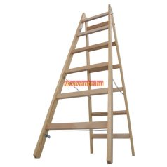   Krause STABILO Professional két oldalon járható fa állólétra, 2x6 fokos