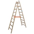 Krause STABILO Professional két oldalon járható fa állólétra, 2x9 fokos