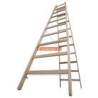 Krause STABILO Professional két oldalon járható fa állólétra, 2x10 fokos