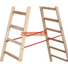 Krause STABILO Professional két oldalon járható fa állólétra, 2x12 fokos