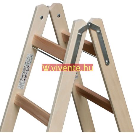 Krause STABILO Professional két oldalon járható fa állólétra, 2x12 fokos