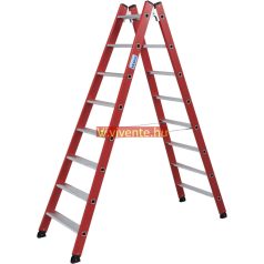   Krause Két oldalon járható lépcsőfokos műanyag állólétra