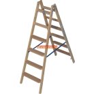 Krause STABILO Professional két oldalon járható lépcső- / létrafokos fa állólétra